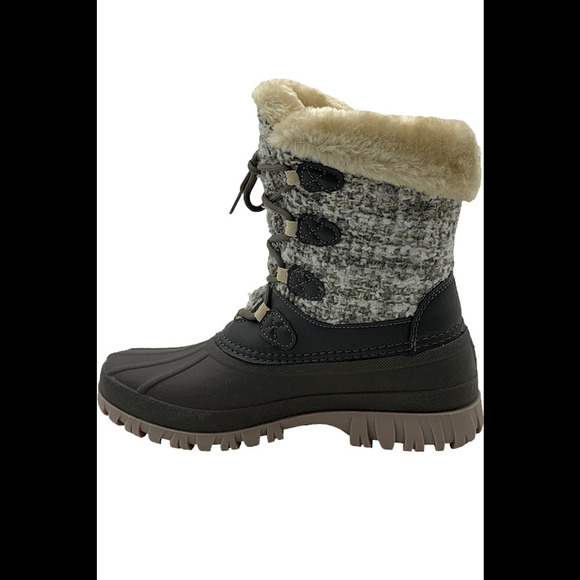 Cougar Waterproof Lace-Up Boots Cabin Charcoal/Gold - Medium - Picture 4 of 4